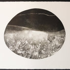 Lithograph With Night Sky In Black & White - elsie green - Art