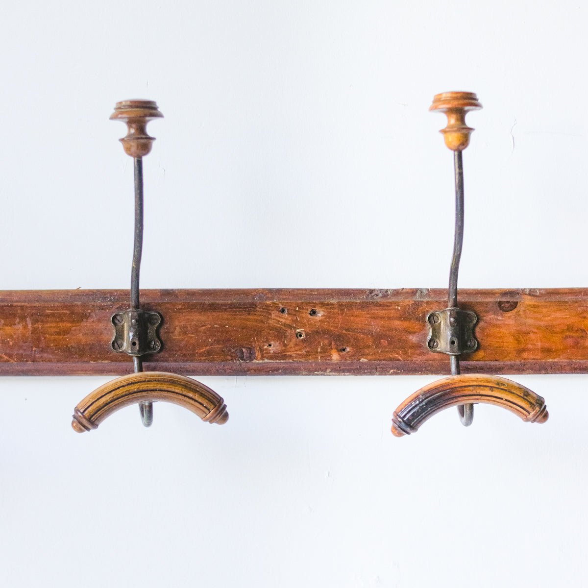 Long Antique Coat Rack - elsie green - decor