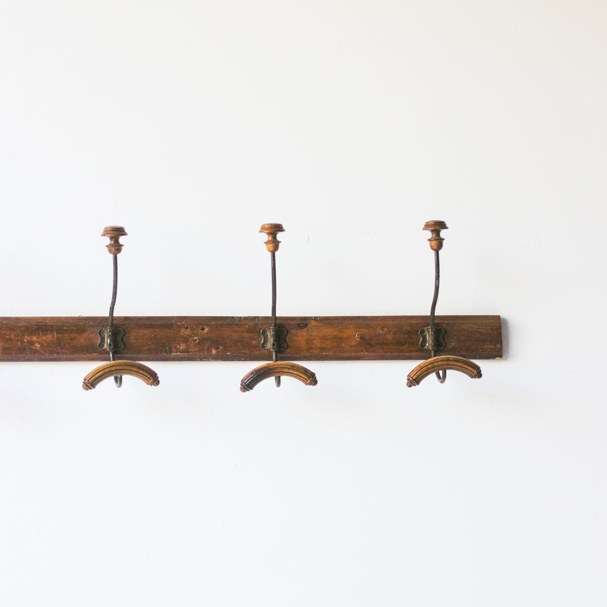 Long Antique Coat Rack - elsie green - decor