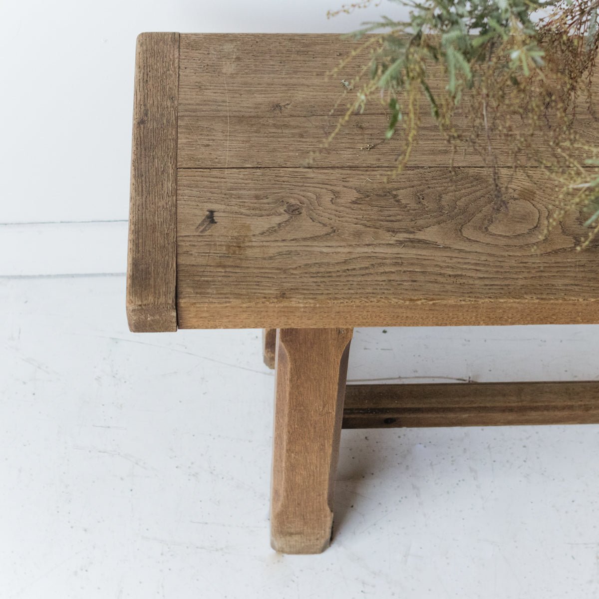 Long Oak Farm Bench - elsie green - Furniture
