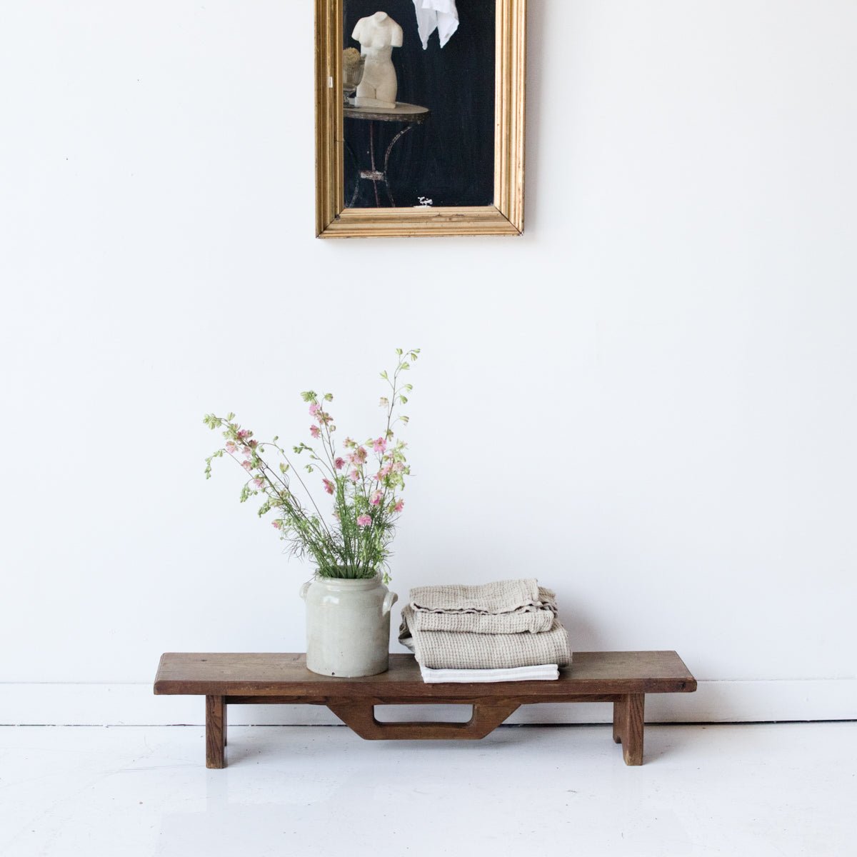 Long Oak Stepstool - elsie green - furniture