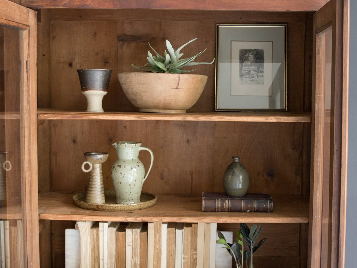 Louis Philippe Burlwood Vitrine - elsie green - furniture