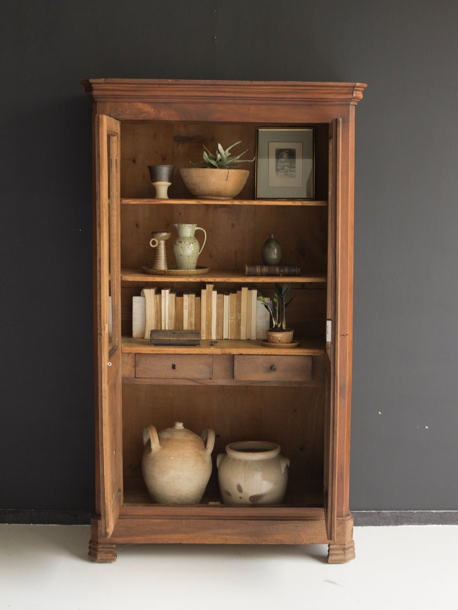 Louis Philippe Burlwood Vitrine - elsie green - furniture