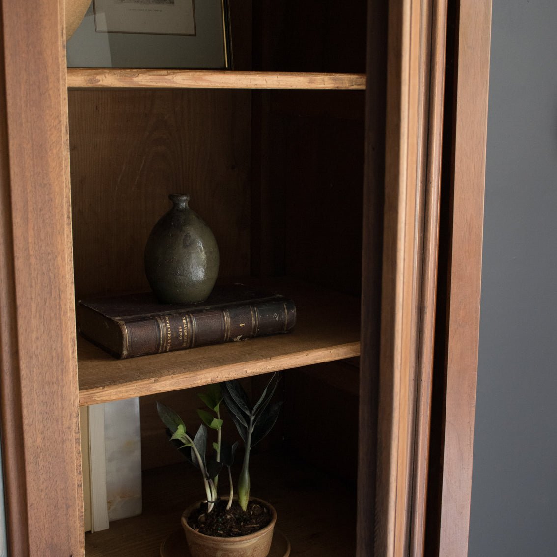 Louis Philippe Burlwood Vitrine - elsie green - furniture