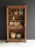 Louis Philippe Burlwood Vitrine - elsie green - furniture
