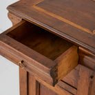 Louis Philippe Walnut Bedside Table - elsie green - furniture