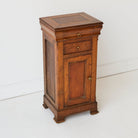 Louis Philippe Walnut Bedside Table - elsie green - furniture