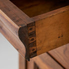 Louis Philippe Walnut Bedside Table - elsie green - furniture