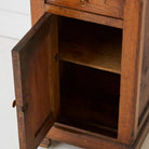 Louis Philippe Walnut Bedside Table - elsie green - furniture