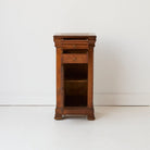 Louis Philippe Walnut Bedside Table - elsie green - furniture
