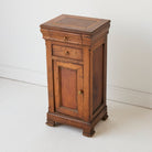 Louis Philippe Walnut Bedside Table - elsie green - furniture