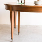 Louis XVI Table with Brass Accent - elsie green - furniture