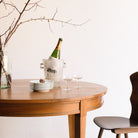 Louis XVI Table with Brass Accent - elsie green - furniture