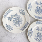 Louis XVI Transferware Dinner Plate Set of 4 - elsie green - The French Kitchen