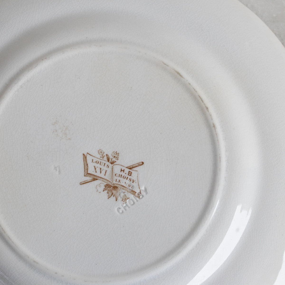 Louis XVI Transferware Plate - elsie green - The French Kitchen