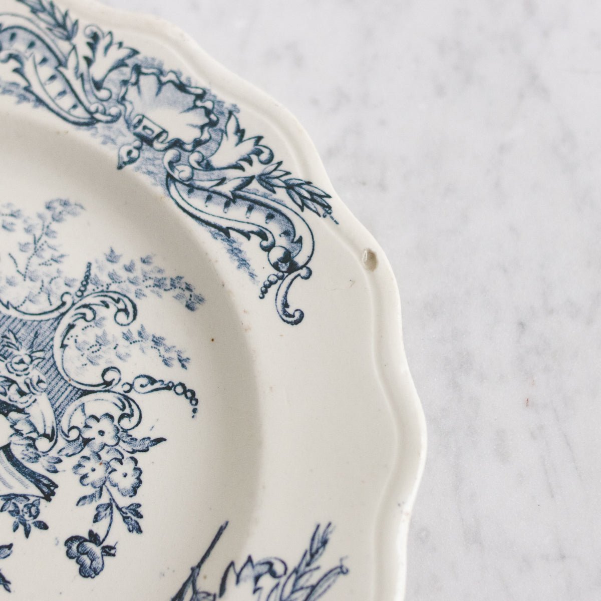 Louis XVI Transferware Salad Plate Set of 4 - elsie green - The French Kitchen