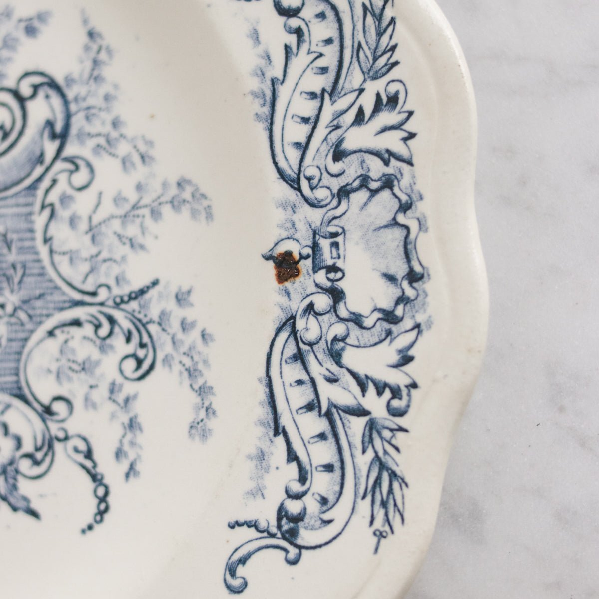 Louis XVI Transferware Salad Plate Set of 4 - elsie green - The French Kitchen