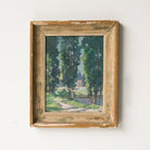 Louveciennes Vintage Oil Painting - elsie green - Art