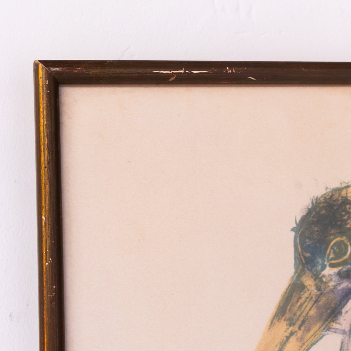 Marabou Stork in Watercolor | Dated 1952 - elsie green - art