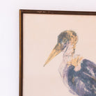 Marabou Stork in Watercolor | Dated 1952 - elsie green - art