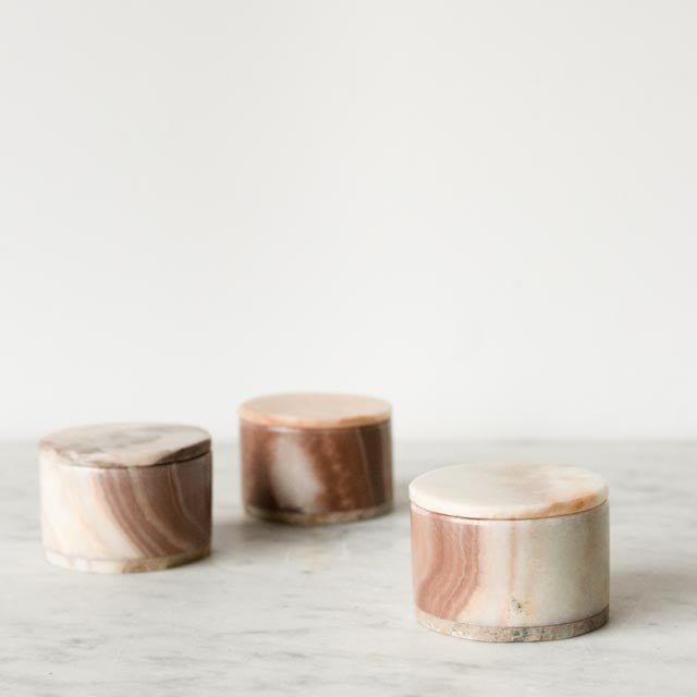 Marble Box with Lid - elsie green - the french kitchen