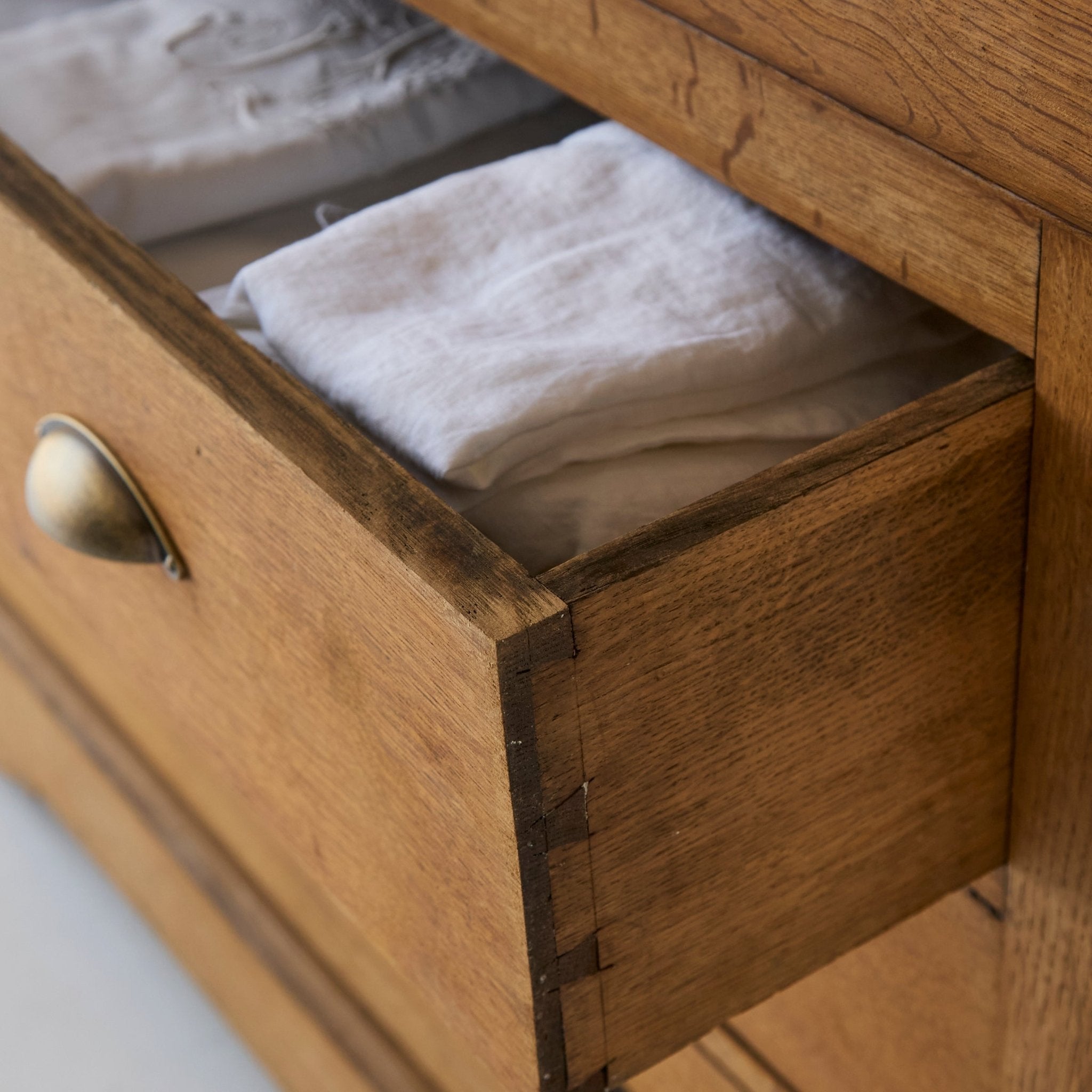 Marble Oak Dresser - elsie green - furniture