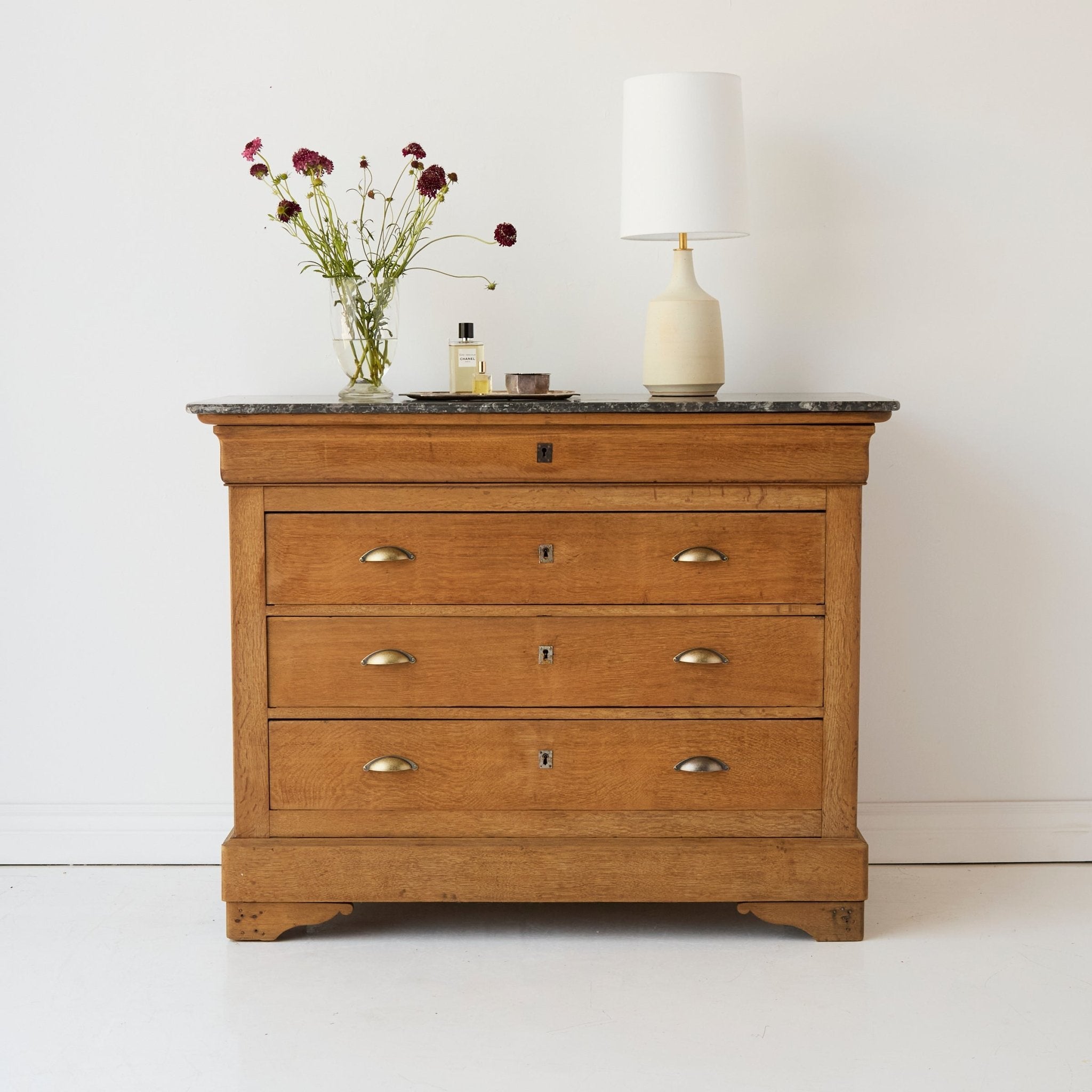 Marble Oak Dresser - elsie green - furniture