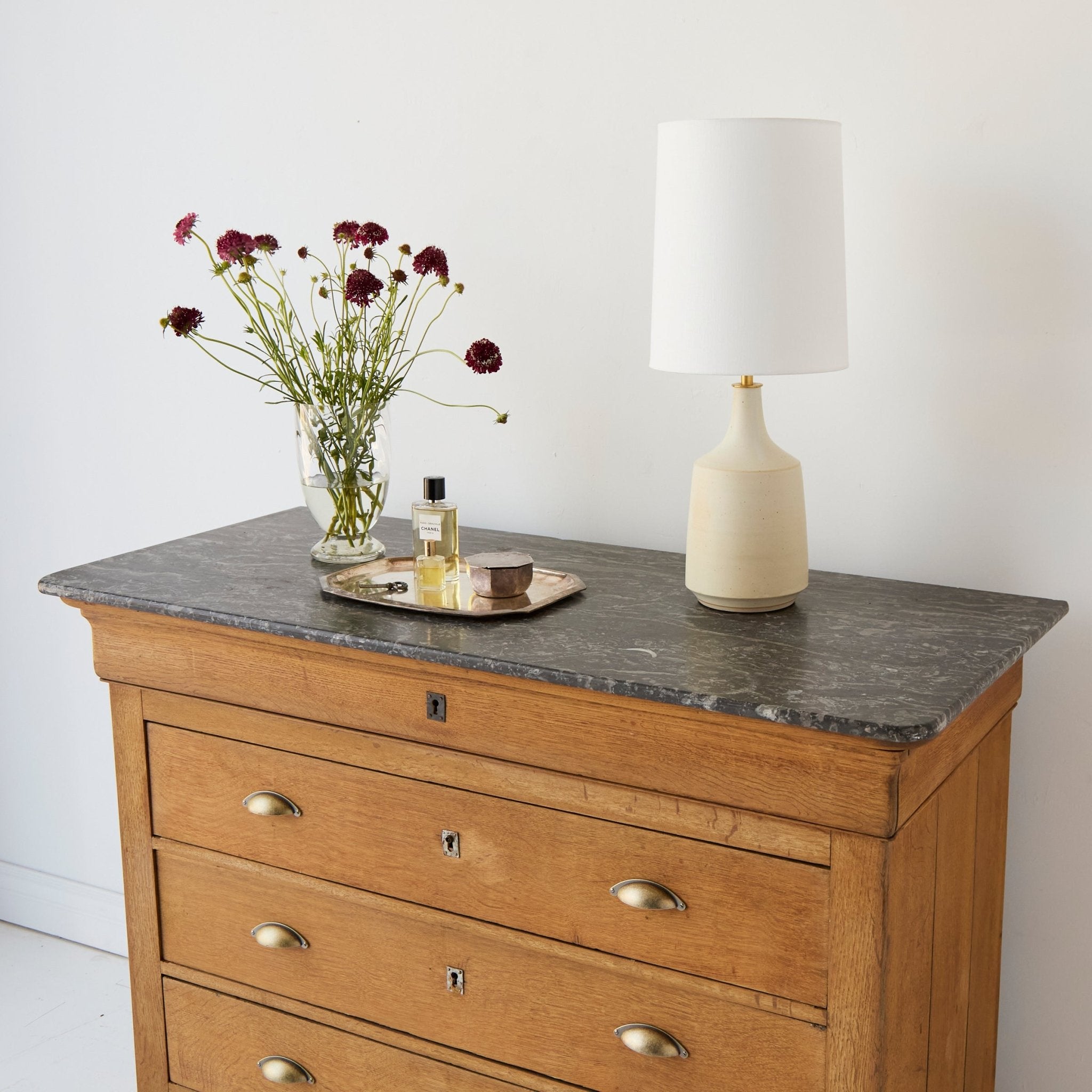 Marble Oak Dresser - elsie green - furniture