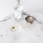 Marble Pedestal Table - elsie green - furniture