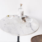 Marble Pedestal Table - elsie green - furniture