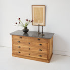 Marble Walnut Dresser - elsie green - furniture