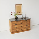 Marble Walnut Dresser - elsie green - furniture