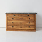 Marble Walnut Dresser - elsie green - furniture