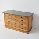 Marble Walnut Dresser - elsie green - furniture