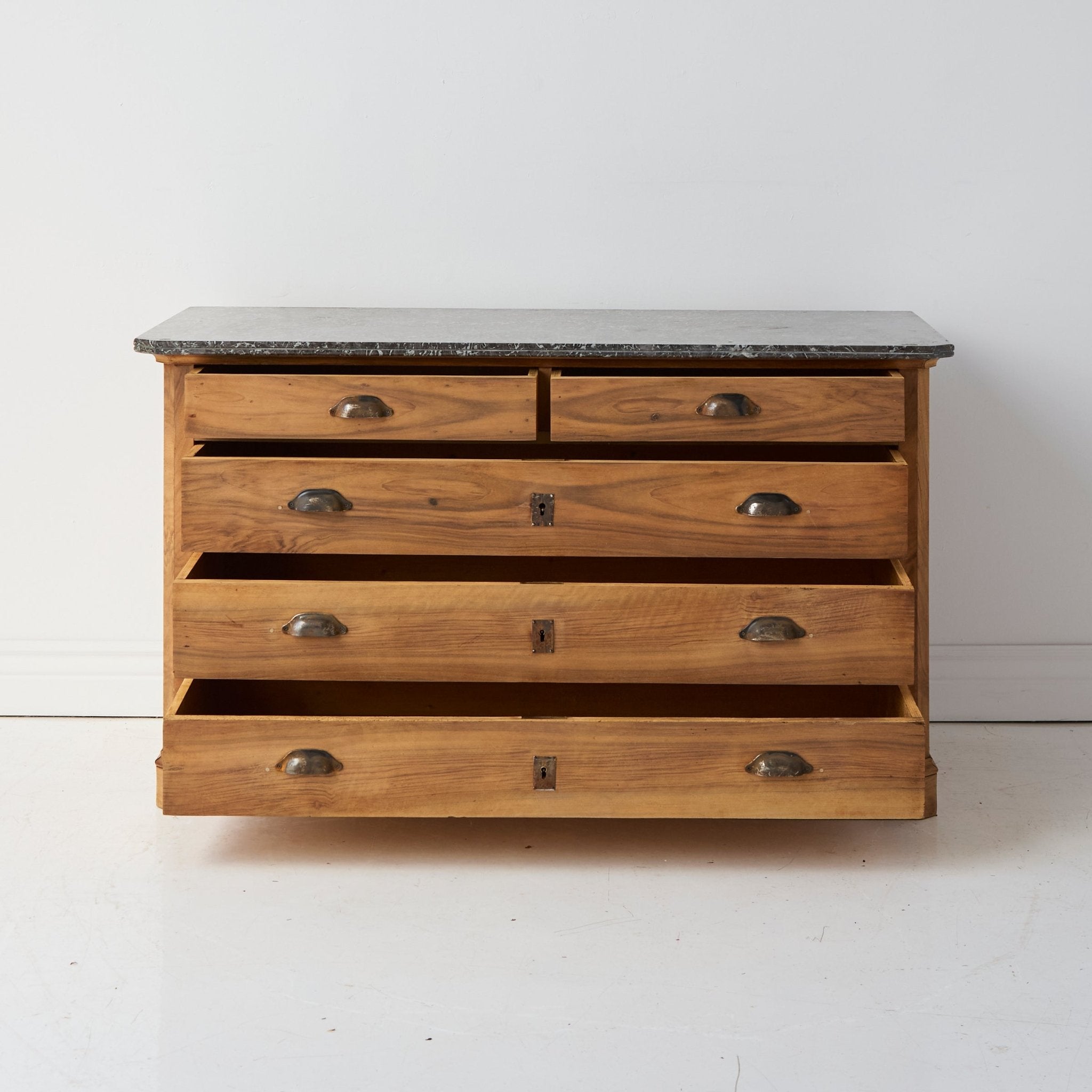 Marble Walnut Dresser - elsie green - furniture