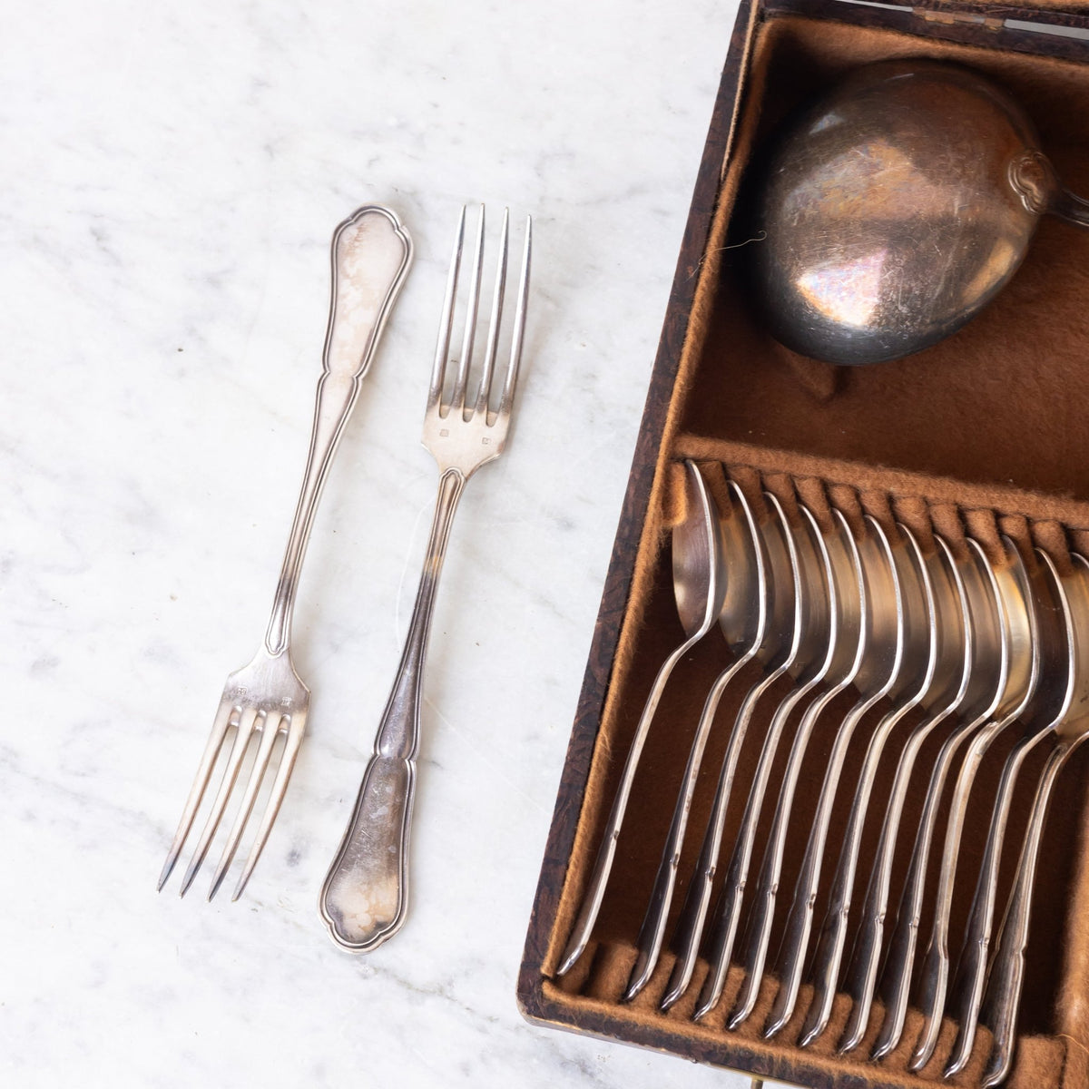 Matched French Flatware Set of 37 - elsie green - the french kitchen