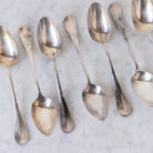 Matched Monogrammed Teaspoons Set of 12 - elsie green - the french kitchen