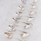 Matched Monogrammed Teaspoons Set of 12 - elsie green - the french kitchen