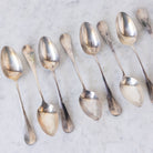 Matched Monogrammed Teaspoons Set of 12 - elsie green - the french kitchen