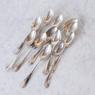 Matched Monogrammed Teaspoons Set of 12 - elsie green - the french kitchen