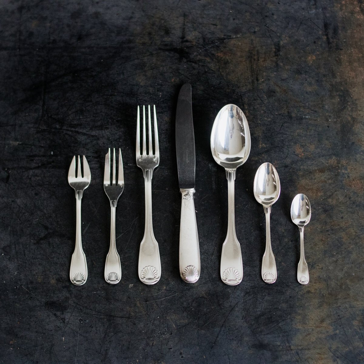 Matched Set of Christofle Flatware | 76 pieces - elsie green - the french kitchen