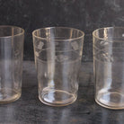 Matched Trio Of Blown Glass Tumblers - elsie green - The French Kitchen