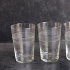 Matched Trio Of Blown Glass Tumblers - elsie green - The French Kitchen