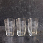 Matched Trio Of Blown Glass Tumblers - elsie green - The French Kitchen