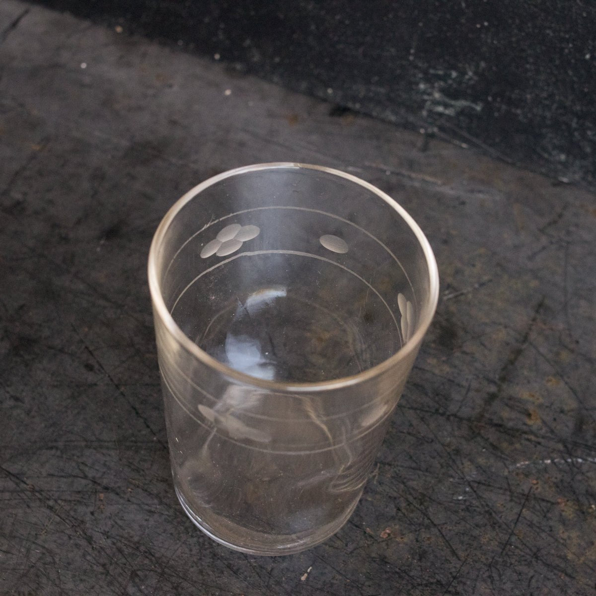Matched Trio Of Blown Glass Tumblers - elsie green - The French Kitchen