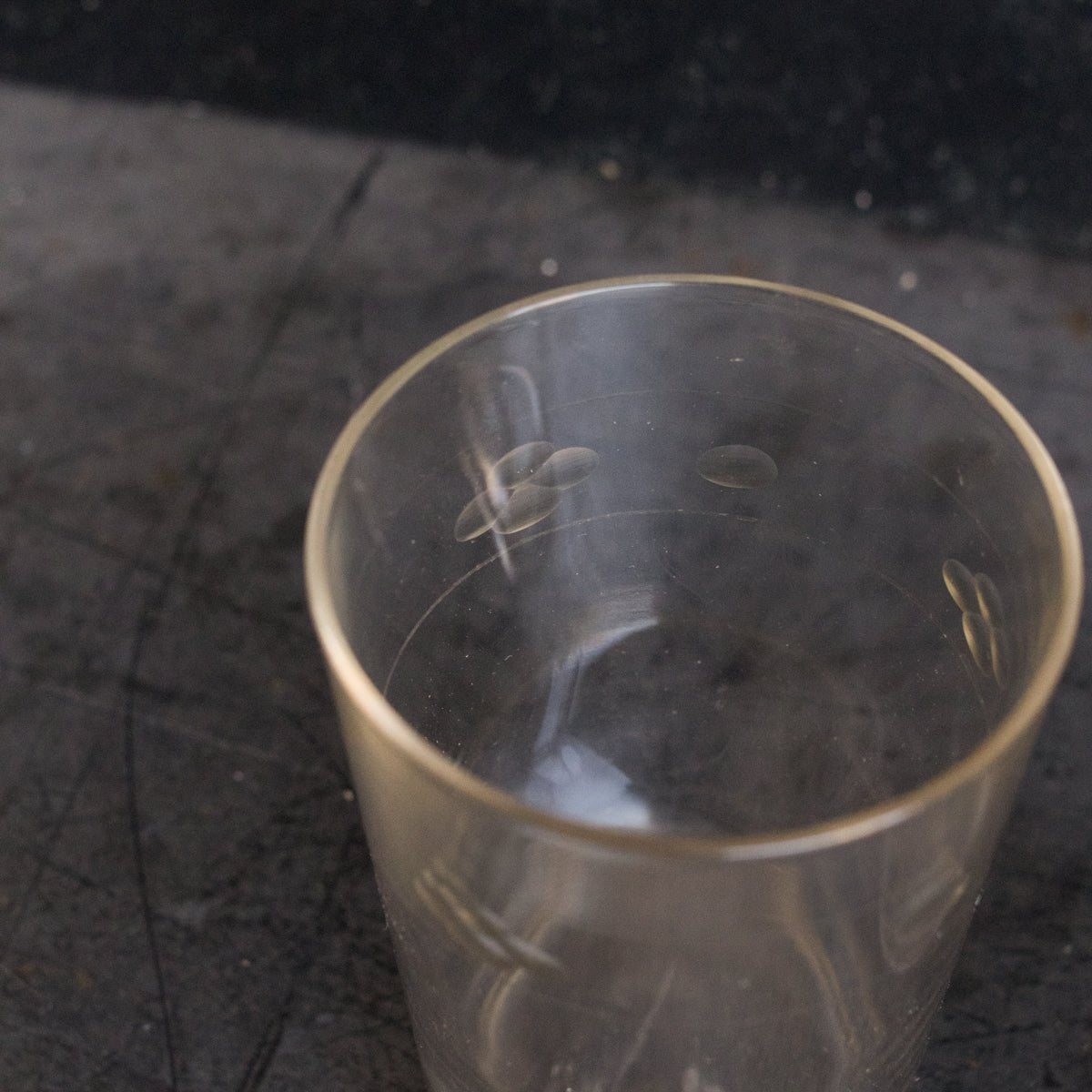 Matched Trio Of Blown Glass Tumblers - elsie green - The French Kitchen