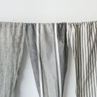 Mattress Ticking Pennant Set of 5 - elsie green - textiles