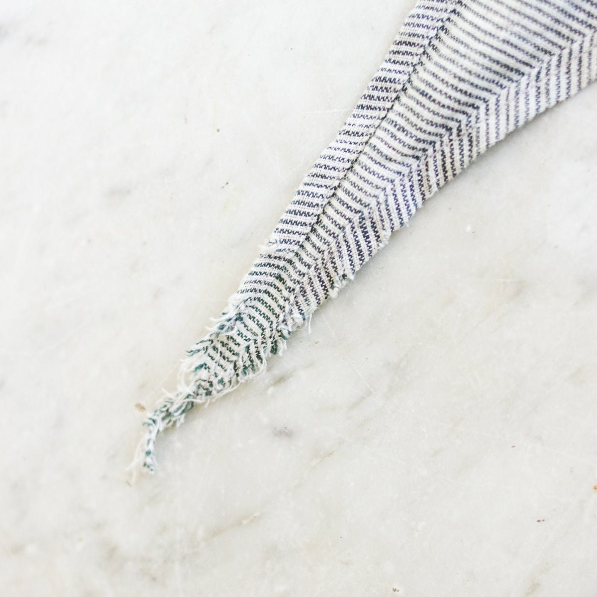 Mattress Ticking Pennant Set of 5 - elsie green - textiles