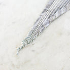 Mattress Ticking Pennant Set of 5 - elsie green - textiles