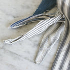 Mattress Ticking Pennant Set of 5 - elsie green - textiles